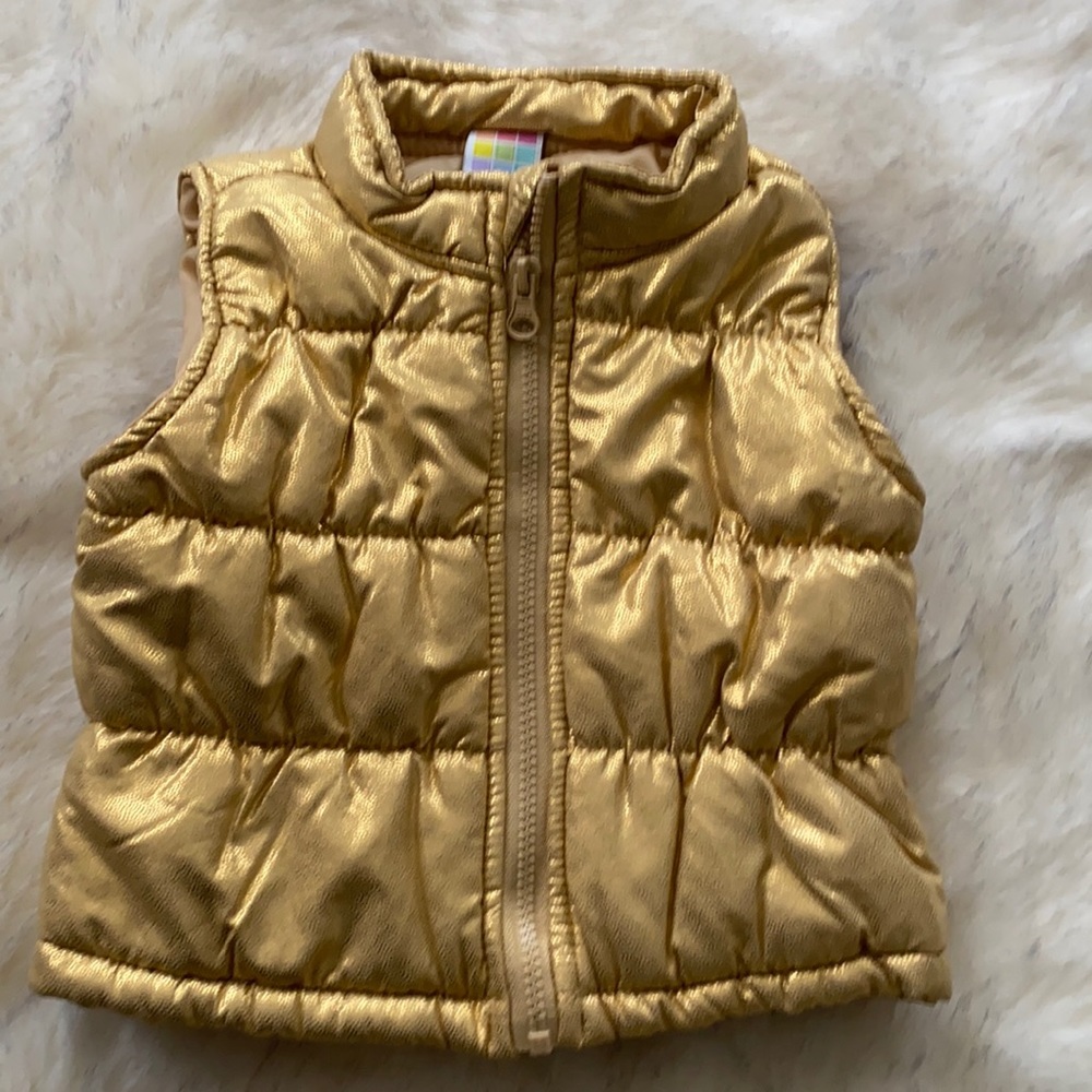 Heathtex 6-9 Gold puffer vest